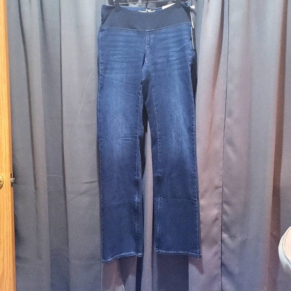 UNIVERSAL THREAD WOMEN'S PULL- ON CONTROL TOP BOOTCUT JEANS. 10/30R/ NWT
